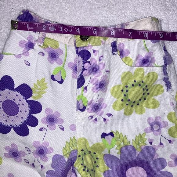 Vintage Nick Jr Dora the explorer hippie print floral bottoms 3t - Picture 3 of 9